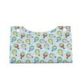 thumbnail image 1 of Lsque Frog In Mermaid Printed Long Tissue Box Cover Holder, Facial Paper Organizer Dispenser,Triangle with Bottom Belt, PVC Leather Decorative Organizer, 1 of 9