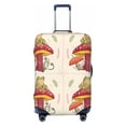 thumbnail image 1 of Lsque Frog Sitting On Mushroom Printed Luggage Cover, Travel Luggage Protector,Scratch and Dirt Resistant, Fits 18-32 Inch Luggage - X-Large, 1 of 9