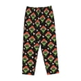 thumbnail image 1 of Lsque Frogs In Mushroom Hats Print Women's Pajama Pants, Lounge Pant - Comfortable Home Wear,Elastic Waistband, Stylish Design-XX-Large, 1 of 9