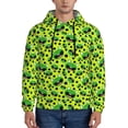thumbnail image 1 of Lsque Frogs Pattern Casual Men's Hoodie,Hooded Sweatshirt with Kangaroo Pocket,Pullover Hoodie-Small, 1 of 7