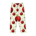 thumbnail image 1 of Lsque Fruit Apples Print Women's Pajama Pants, Lounge Pant - Comfortable Home Wear,Elastic Waistband, Stylish Design-Medium, 1 of 9