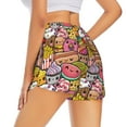 thumbnail image 1 of Lsque Fruit-Flavored Ice-Cream Printed Women's Running Shorts with Liner Pockets,Elastic Quick Dry Workout Athletic Gym Yoga Shorts,Womens High Waist Shorts-Medium, 1 of 9