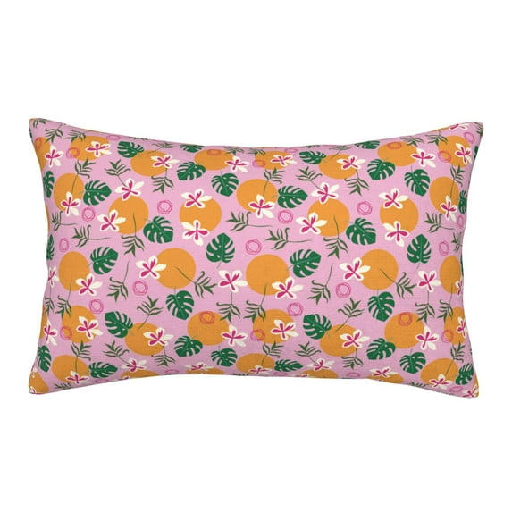Lsque Fruit Pattern Pillow Case – Soft & Cozy Throw Pillow Cover, Hypoallergenic Cushion Case for Sleeping Women with Envelope Closure-14"x20"