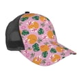 thumbnail image 1 of Lsque Fruit Printed Trucker Hat - Baseball Cap for Men Women - Breathable Mesh Side, Adjustable Fit - for Casual Wear, 1 of 1
