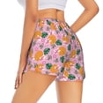 thumbnail image 1 of Lsque Fruit Printed Women's Running Shorts with Liner Pockets,Elastic Quick Dry Workout Athletic Gym Yoga Shorts,Womens High Waist Shorts-Small, 1 of 9