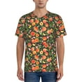 thumbnail image 1 of Lsque Fruits Peach Pattern Mens Polo Golf Shirts Funny Graphics Shorts Sleeve Button Shirts Baseball T-shirt-XX-Large, 1 of 7