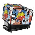 thumbnail image 1 of Lsque Funny Cats Print 4 Slice Toaster Cover , Kitchen Appliance Dustproof Protector , Toaster Protector Dustproof Kitchen Appliance Cover, 1 of 7