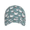 thumbnail image 1 of Lsque Funny Chicken Baseball Cap Trucker Low Profile Hat Golf Dad Hat Adjustable Original Classic Unconstructed Plain Cap Men Women, 1 of 9