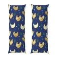 thumbnail image 1 of Lsque Funny Chicken Body Pillow Case Cover,Ultra-Soft Microfiber Bed Pillow Cases 20x54 inches,Elegant Bedding,Breathable Durable Pillow Cover with Envelope Closure, 1 of 8