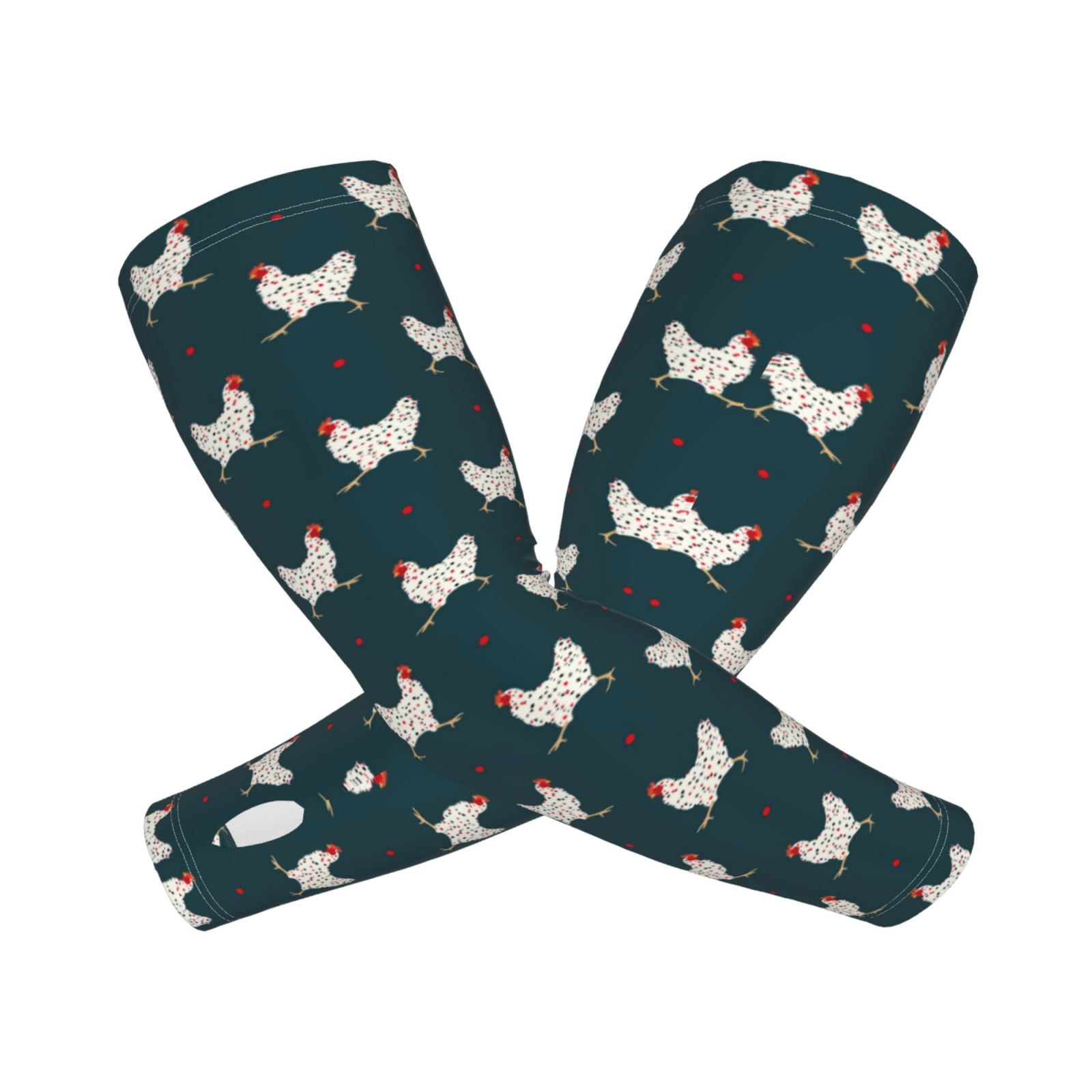 Chicken Compression Lsque Funny Chicken Cooling Arm Sleeves for Men & Women -Compression ...