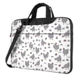 thumbnail image 1 of Lsque Funny Chicken Pattern Laptop Bag – Portable & Slim Single-Shoulder Computer Case with Adjustable Strap, Protective, Lightweight for 13”/14”/15.6” Laptops, 1 of 8