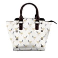 thumbnail image 1 of Lsque Funny Chicken Pattern Leather Rivet Shoulder Bag – Elegant Genuine Leather & Microfiber PU Crossbody with Detachable Adjustable Strap, 1 of 5