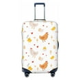 thumbnail image 1 of Lsque Funny Chicken Printed Luggage Cover, Travel Luggage Protector,Scratch and Dirt Resistant, Fits 18-32 Inch Luggage - Large, 1 of 9