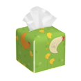 thumbnail image 1 of Lsque Funny Chicken Printed Tissue Box Cover Holder, Facial Paper Organizer Dispenser,Square with Bottom Belt, PVC Leather Decorative Organizer, 1 of 8
