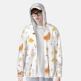 thumbnail image 1 of Lsque Funny Chicken UPF 50+ Lightweight Sun Protection Men's Women's Long Sleeve Shirt, Hoodie Performance -Small, 1 of 9
