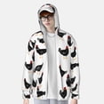 thumbnail image 1 of Lsque Funny Chicken UPF 50+ Lightweight Sun Protection Men's Women's Long Sleeve Shirt, Hoodie Performance -XX-Large, 1 of 9