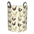 thumbnail image 1 of Lsque Funny Chicken pattern Laundry Hamper Basket, Tall Woven Rope Hamper Basket for Clothes, Lightweight Storage Basket, Collapsible Waterproof-Medium, 1 of 8