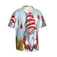 thumbnail image 1 of Lsque Funny Christmas Gnome pattern Hawaiian Shirt for Men, Unisex Summer Beach Casual Short Sleeve Button Down Shirts-Medium, 1 of 9
