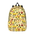 thumbnail image 1 of Lsque Funny Construction Vehicles Pattern Canvas Daypack, Durable Backpack, High-quality Versatile Backpack,Vintage Compact Backpack-Medium, 1 of 6