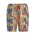 thumbnail image 1 of Lsque Funny Dogs Family Mens Sleep Pajama Shorts,Short Pajama Pants, Cotton Ultra-Soft Knit-Medium, 1 of 9
