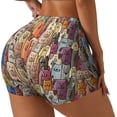 thumbnail image 1 of Lsque Funny Dogs Family Pattern High Waisted Biker Shorts for Women-Tummy Control Fitness Athletic Workout Running Yoga Gym Shorts,Moisture-Wicking-, 1 of 9
