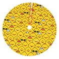 thumbnail image 1 of Lsque Funny Ducks Print Christmas Tree Skirt, Tree Skirt with Ties or Velcro, Perfect for Holiday Decorations, Halloween, and New Year-48", 1 of 7