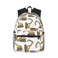thumbnail image 1 of Lsque Funny Excavator Classic Casual Backpack - Large Capacity Water-Resistant Backpack for School, Work, Travel, and Outdoor Activities, 1 of 8