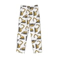 thumbnail image 1 of Lsque Funny Excavator Print Men's Pajama Pants, Lounge Pant - Comfortable Home Wear,Elastic Waistband, Stylish Design-Small, 1 of 9