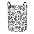 thumbnail image 1 of Lsque Funny Excavator pattern Laundry Hamper Basket, Tall Woven Rope Hamper Basket for Clothes, Lightweight Storage Basket, Collapsible Waterproof-Medium, 1 of 8