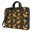 thumbnail image 1 of Lsque Funny Fox by the Field Pattern Laptop Bag – Portable & Slim Single-Shoulder Computer Case with Adjustable Strap, Protective, Lightweight for 13”/14”/15.6” Laptops, 1 of 8