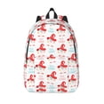thumbnail image 1 of Lsque Funny Gnomes Pattern Canvas Daypack, Durable Backpack, High-quality Versatile Backpack,Vintage Compact Backpack-Medium, 1 of 6