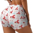 thumbnail image 1 of Lsque Funny Gnomes Pattern High Waisted Biker Shorts for Women-Tummy Control Fitness Athletic Workout Running Yoga Gym Shorts,Moisture-Wicking-Medium, 1 of 9