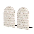 thumbnail image 1 of Lsque Funny Goose1 Printed Wood Bookends,Non-Skid Bookend for Shelves,Heavy Duty Support Bookends,Non-Slip Foam Pads for Office, Home, and Library,1 Pair, 1 of 8