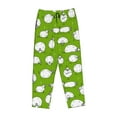 thumbnail image 1 of Lsque Funny Sheep Doing Yoga Print Women's Pajama Pants, Lounge Pant - Comfortable Home Wear,Elastic Waistband, Stylish Design-Small, 1 of 9
