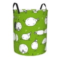 thumbnail image 1 of Lsque Funny Sheep Doing Yoga pattern Laundry Hamper Basket, Tall Woven Rope Hamper Basket for Clothes, Lightweight Storage Basket, Collapsible Waterproof-Medium, 1 of 8