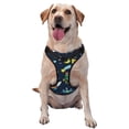thumbnail image 1 of Lsque Funny Spaceships Dog Harness, No-Pull Pet Harness with 2 Leash Clips, Adjustable Soft Padded Dog Vest with Easy Control Handle for Large Dogs-, 1 of 9