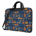 thumbnail image 1 of Lsque Funny Steam Train Pattern Laptop Bag – Portable & Slim Single-Shoulder Computer Case with Adjustable Strap, Protective, Lightweight for 13”/14”/15.6” Laptops, 1 of 8