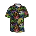 thumbnail image 1 of Lsque Game Joysticks pattern Hawaiian Shirt for Men, Unisex Summer Beach Casual Short Sleeve Button Down Shirts-Small, 1 of 9