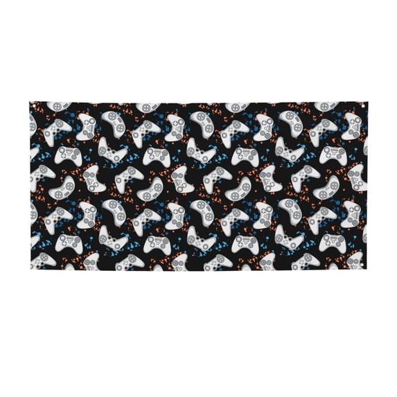 Lsque Game Pattern Party Banner, Festive Banner , Holiday Celebrations and Events for Carnival Birthday Party Festival Decorations-Small