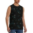 thumbnail image 1 of Lsque Game Time Print Men's Cotton Blend Sleeveless Muscle Shirts (S-3XL)- Moisture Wicking, Odor Protection, UPF 30+,X-Large, 1 of 8
