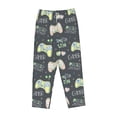 thumbnail image 1 of Lsque Gamers Print Women's Pajama Pants, Lounge Pant - Comfortable Home Wear,Elastic Waistband, Stylish Design-XX-Large, 1 of 9