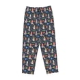 thumbnail image 1 of Lsque Garden Gnomes Print Women's Pajama Pants, Lounge Pant - Comfortable Home Wear,Elastic Waistband, Stylish Design-Medium, 1 of 9