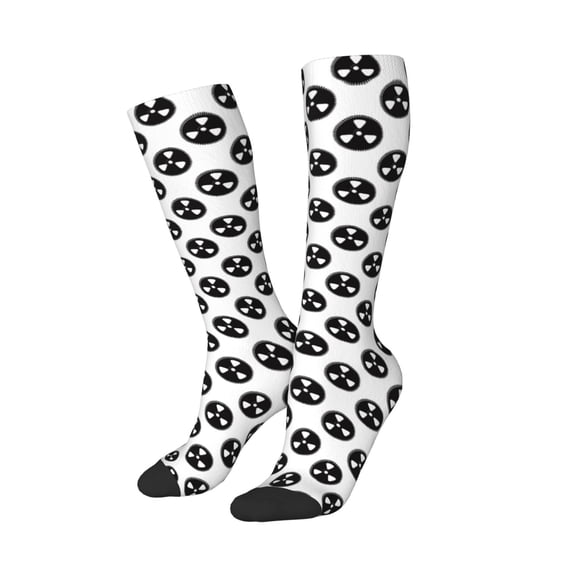 Lsque Gear Tools Printed Crew Socks Men's Women's LightWeight Thin Casual Calf Socks ,Knee High Socks,Cotton Socks