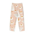 thumbnail image 1 of Lsque Geese and Flower Print Men's Pajama Pants, Lounge Pant - Comfortable Home Wear,Elastic Waistband, Stylish Design-Medium, 1 of 9