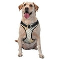 thumbnail image 1 of Lsque Geometric Dog Harness, No-Pull Pet Harness with 2 Leash Clips, Adjustable Soft Padded Dog Vest with Easy Control Handle for Large Dogs-Medium, 1 of 9