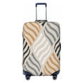 thumbnail image 1 of Lsque Geometric Printed Luggage Cover, Travel Luggage Protector,Scratch and Dirt Resistant, Fits 18-32 Inch Luggage - Large, 1 of 9