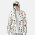 thumbnail image 1 of Lsque Geometric Retro UPF 50+ Lightweight Sun Protection Men's Women's Long Sleeve Shirt, Hoodie Performance -Large, 1 of 9