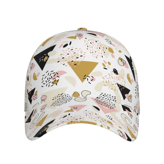 Lsque Geometric Triangle Baseball Cap Trucker Low Profile Hat Golf Dad Hat Adjustable Original Classic Unconstructed Plain Cap Men Women