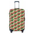 thumbnail image 1 of Lsque Geometric Watermelon Printed Luggage Cover, Travel Luggage Protector,Scratch and Dirt Resistant, Fits 18-32 Inch Luggage - X-Large, 1 of 9