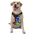 thumbnail image 1 of Lsque Geometry Dash Dog Harness, No-Pull Pet Harness with 2 Leash Clips, Adjustable Soft Padded Dog Vest with Easy Control Handle for Large Dogs-Large, 1 of 9